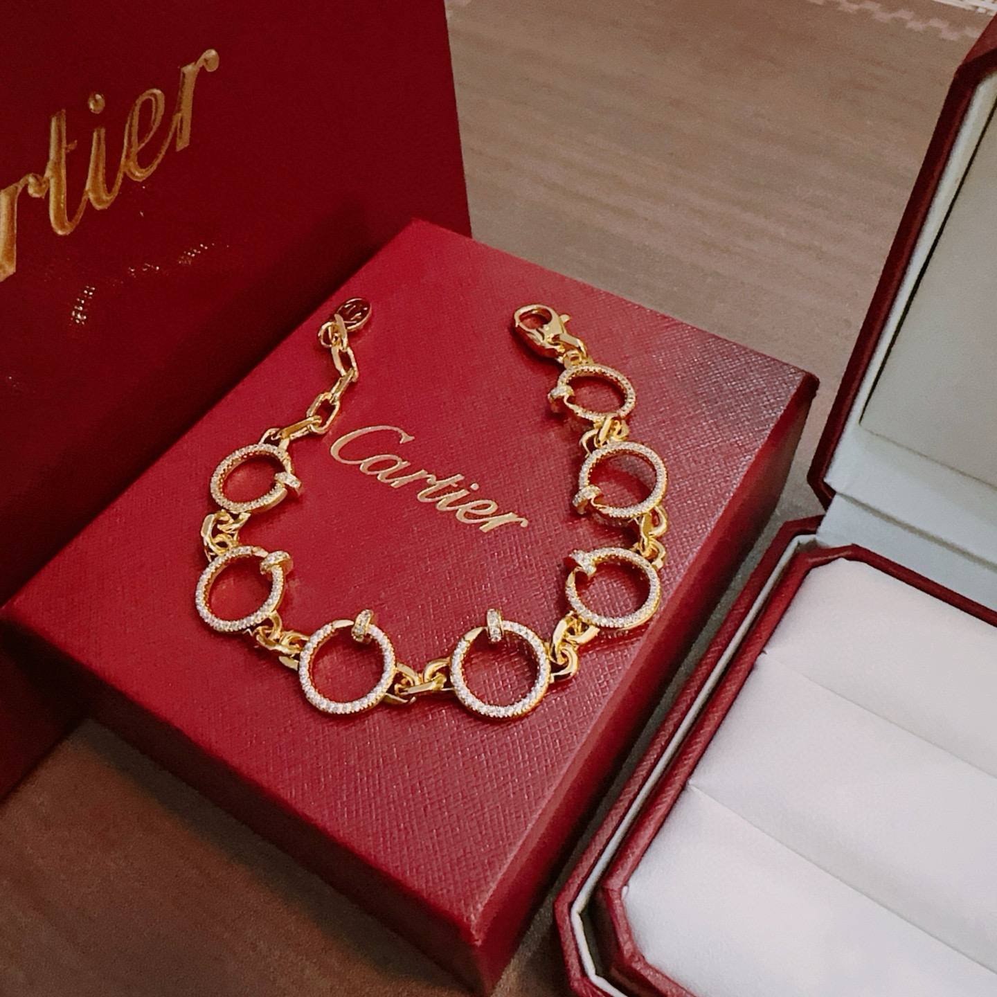 [⭐JeweliWhal Jewelry] LOVE&JUSTE BRACELET DIAMONDS