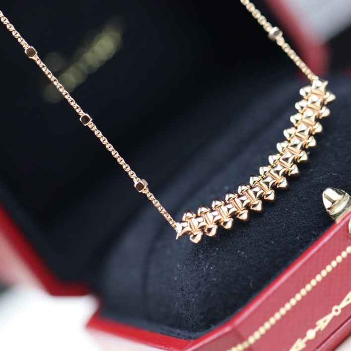 [⭐JeweliWhal]CLASH PINK GOLD NECKLACE