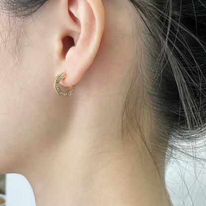 [⭐JeweliWhal]LOVE DIAMOND EARRINGS
