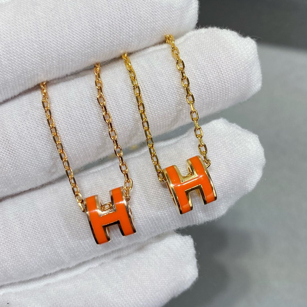 [⭐JeweliWhal]MINI POP H NECKLACE