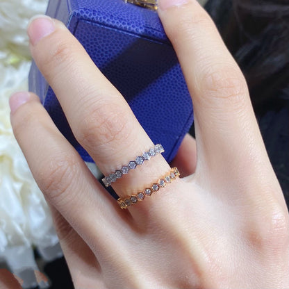 [⭐JeweliWhal]BEE LOVE DIAMOND PAVED SMALL RING