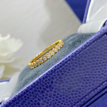 [⭐JeweliWhal]BEE LOVE DIAMOND PAVED SMALL RING