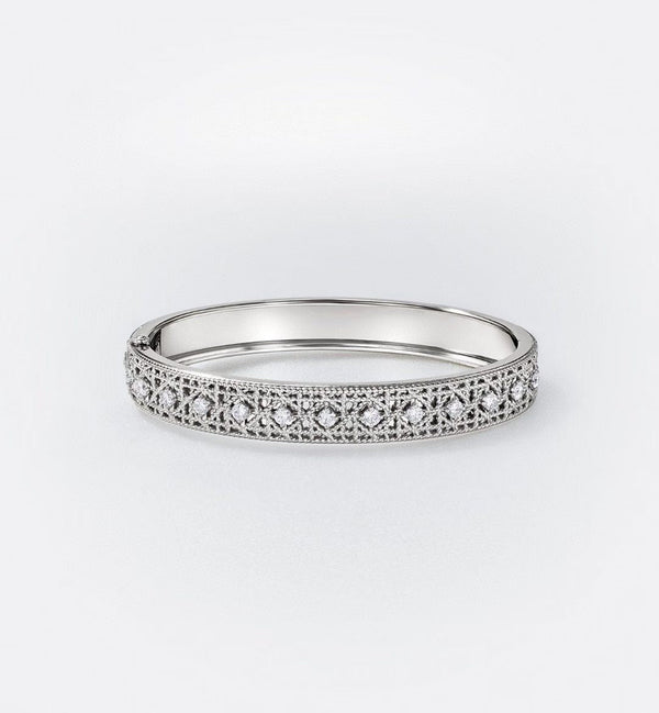 [⭐JeweliWhal]2026 WOVEN-PATTERN BRACELET SET WITH FULL DIAMOND INLAY THREE-COLORS