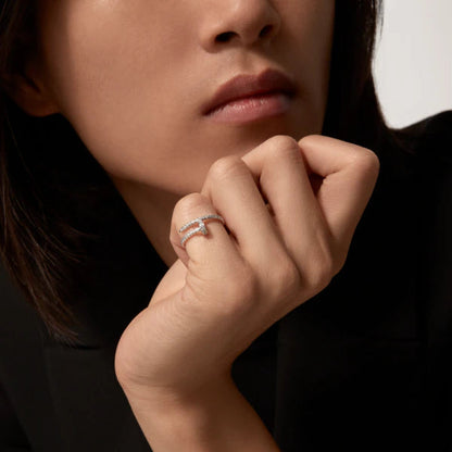 [⭐JeweliWhal]JUSTE RING 1.8MM SILVER DIAMONDS