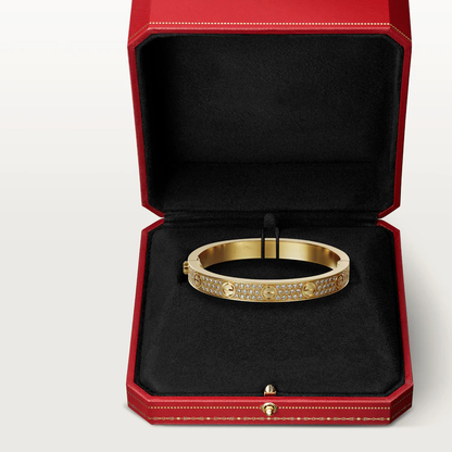 [⭐JeweliWhal]LOVE BRACELET 6.1MM DIAMOND-PAVED