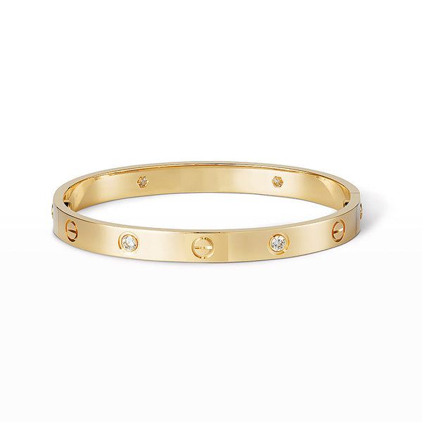 [⭐JeweliWhal]LOVE BRACELET 6.1MM 4 DIAMONDS