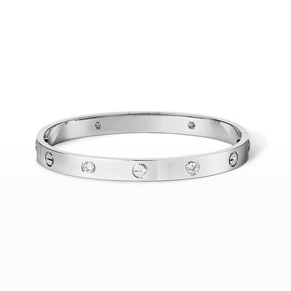 [⭐JeweliWhal]LOVE BRACELET 6.1MM 4 DIAMONDS