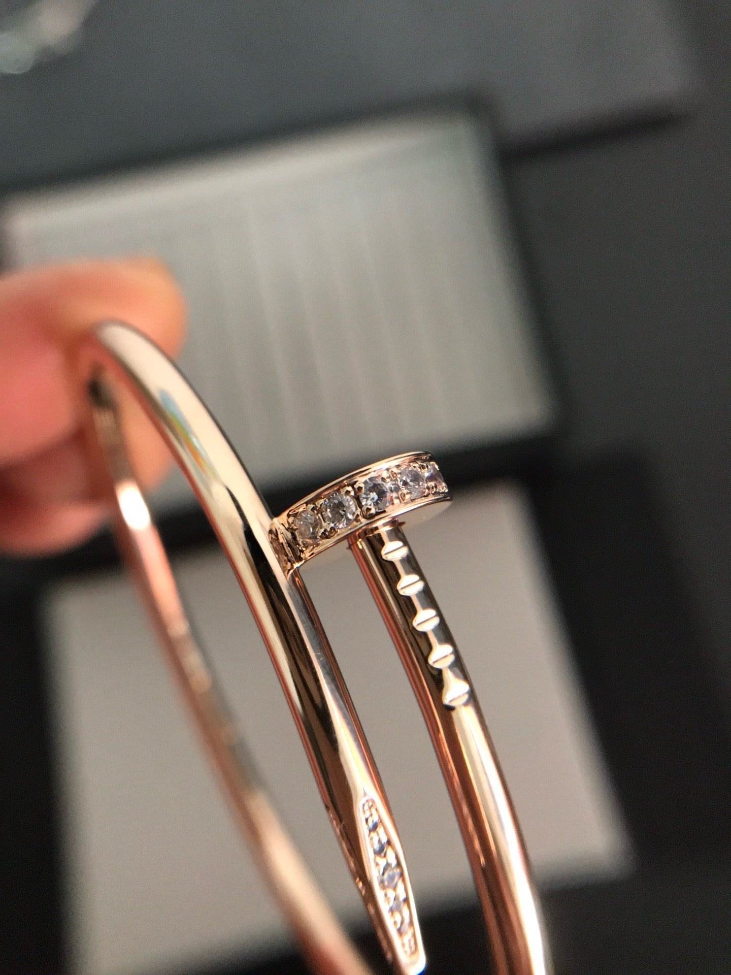 [⭐JeweliWhal]JUSTE BRACELET 3.5MM DIAMONDS