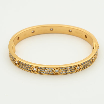 [⭐JeweliWhal]LOVE BRACELET 6.1MM DIAMOND-PAVED 10 BIG DIAMONDS