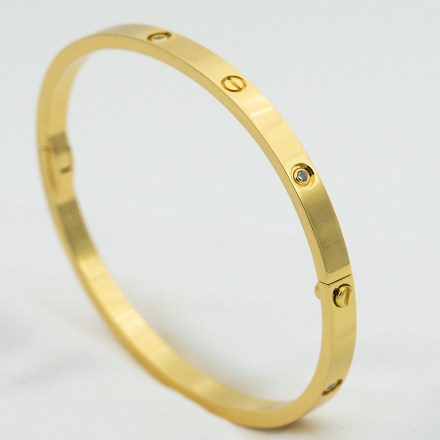 [⭐JeweliWhal]LOVE BRACELET 3.65MM 6 DIAMONDS