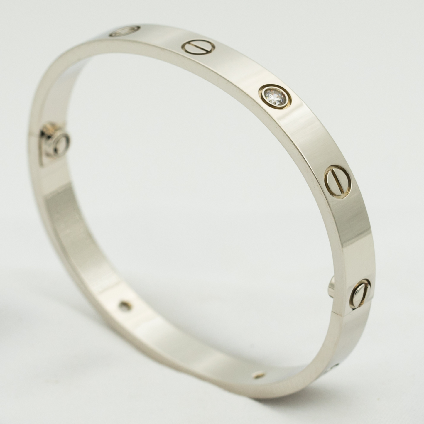 [⭐JeweliWhal]LOVE BRACELET 6.1MM 4 DIAMONDS