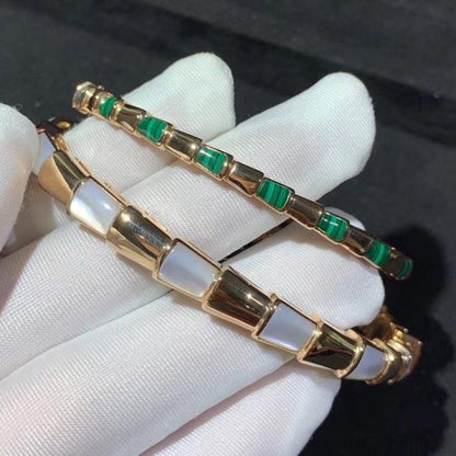 [⭐JeweliWhal]SERPENTI BRACELET PINK GOLD MOP
