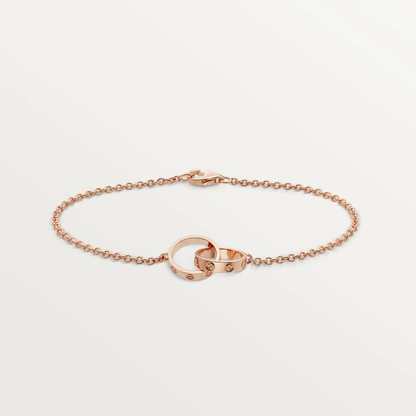 [⭐JeweliWhal]LOVE BRACELET DOUBLE RING