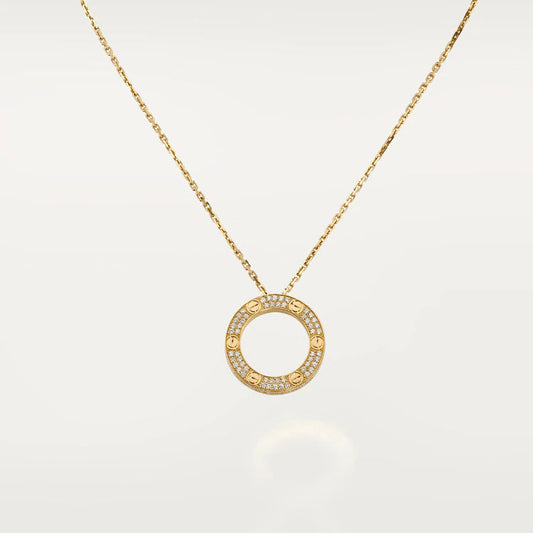 [⭐JeweliWhal]LOVE NECKLACE ADJUSTABLE ROSE GOLD
