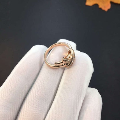 [⭐JeweliWhal]JEUX DE PINK GOLD DIAMOND RING