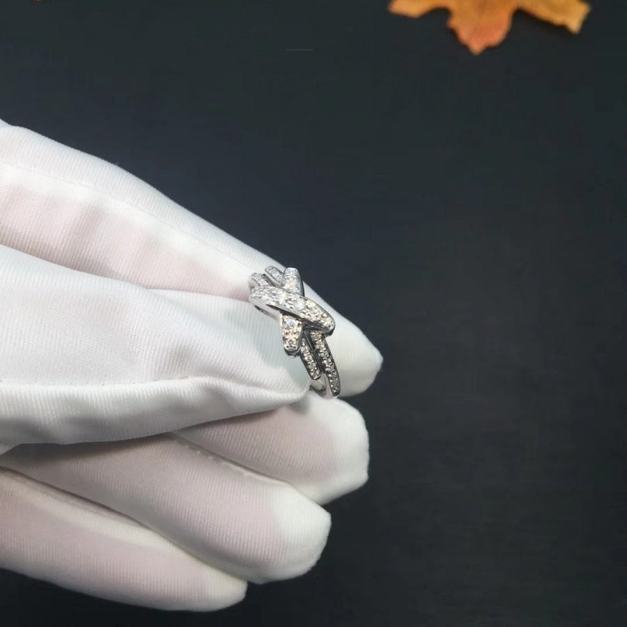 [⭐JeweliWhal]JEUX DE SILVER DIAMOND RING