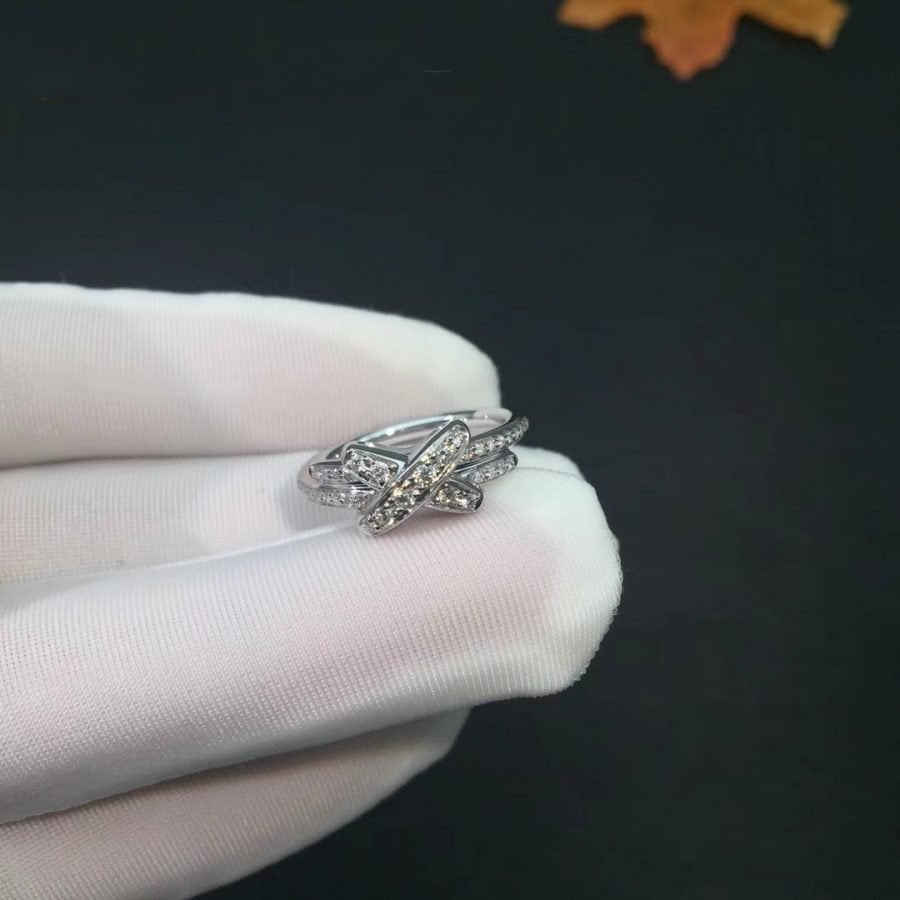 [⭐JeweliWhal]JEUX DE SILVER DIAMOND RING