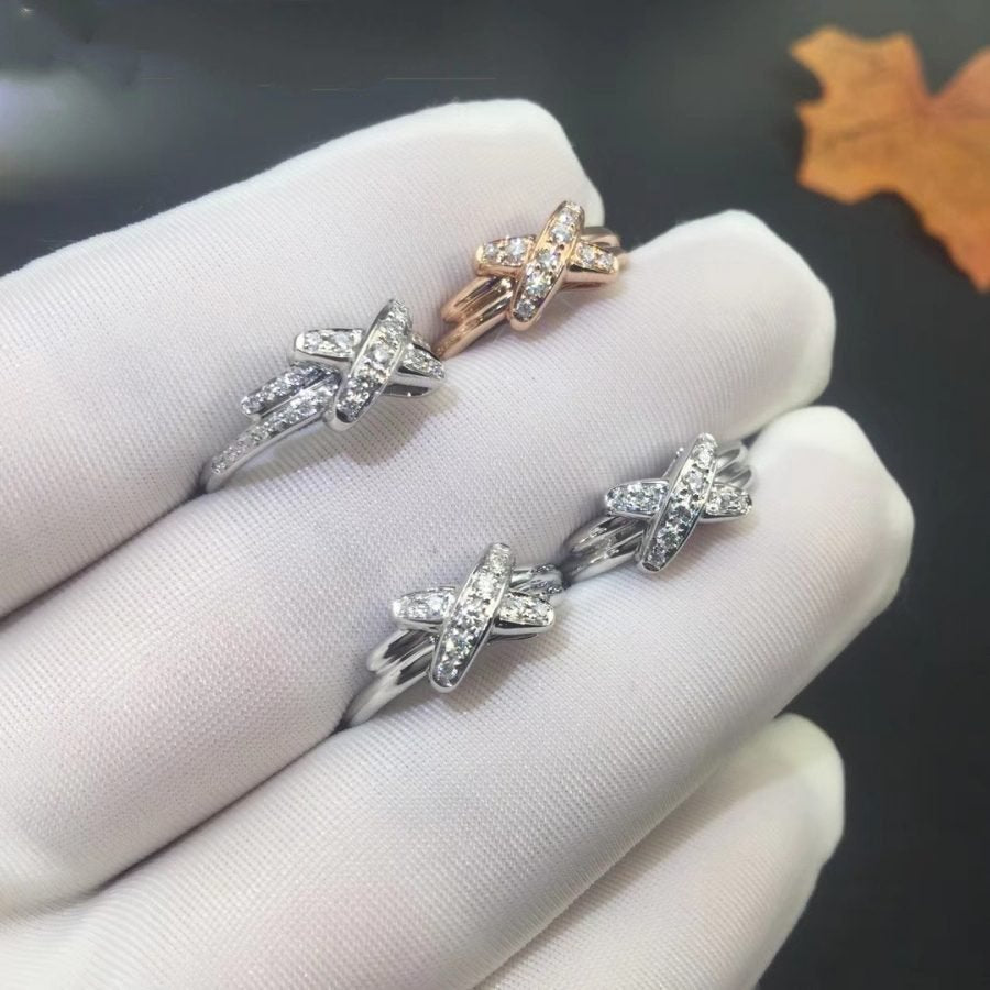 [⭐JeweliWhal]JEUX DE SILVER DIAMOND RING