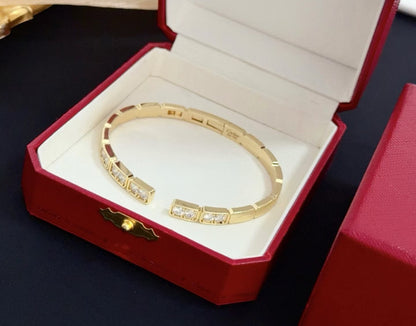 [⭐JeweliWhal jewelrys]LOVE DIAMOND OPEN  BRACELET