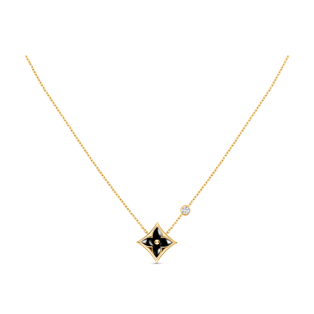 [⭐JeweliWhal]STAR BLACK MOP NECKLACE