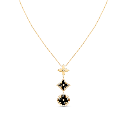 [⭐JeweliWhal]STAR AND SUN ONYX PINK GOLD NECKLACE