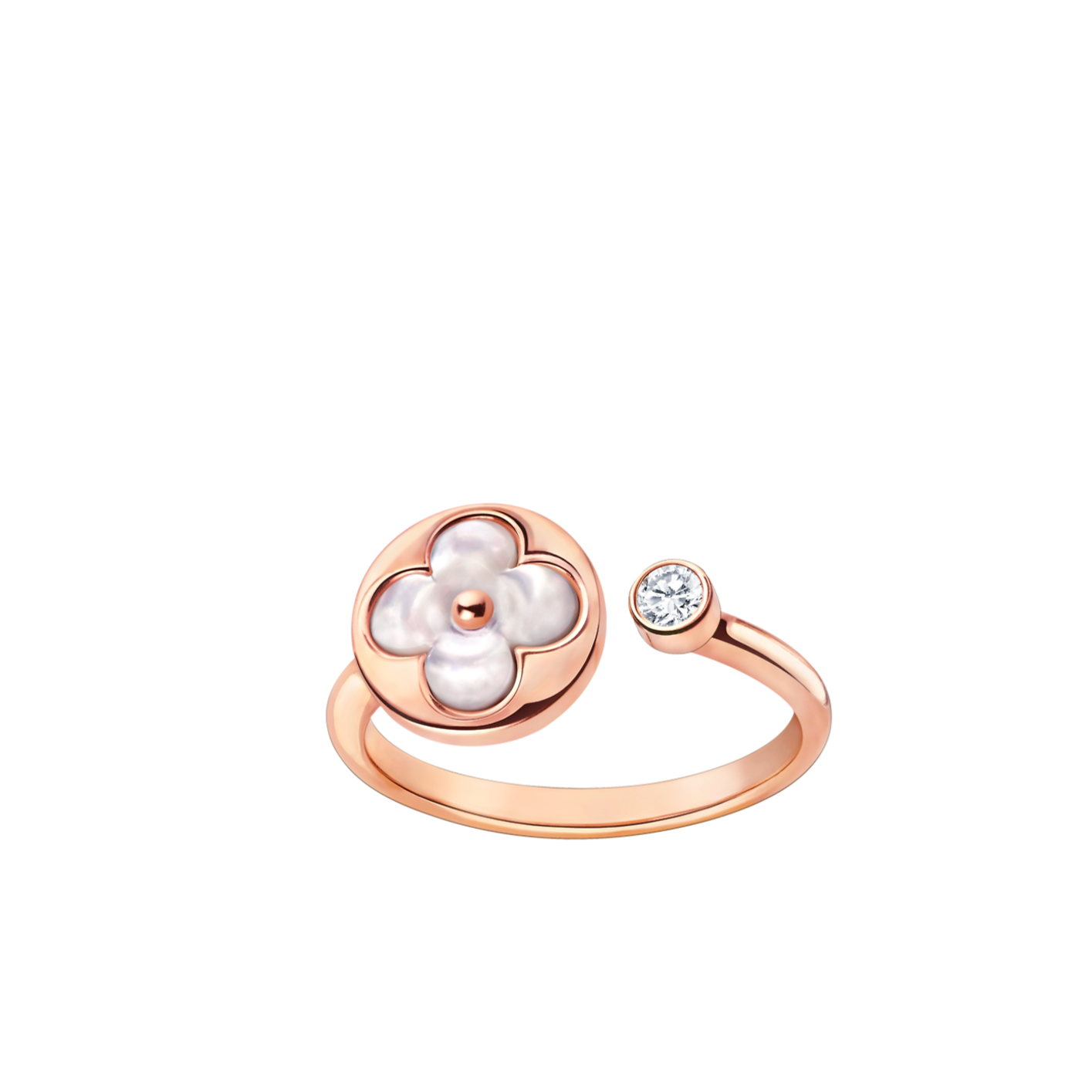 [⭐JeweliWhal]SUN 1 DIAMOND PINK MOP RING