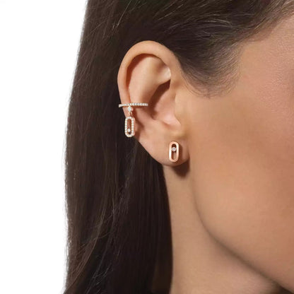 [⭐JeweliWhal]Move Uno Diamond Stud Earrings