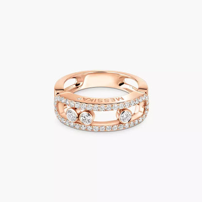 [⭐JeweliWhal] Move Gold Diamond Pave_ Ring