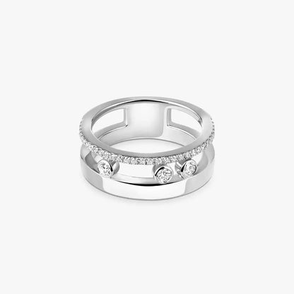 [⭐JeweliWhal]Move Romane Diamond Ring