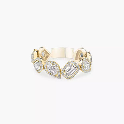 [⭐JeweliWhal]Diamond Wedding Ring My Twin