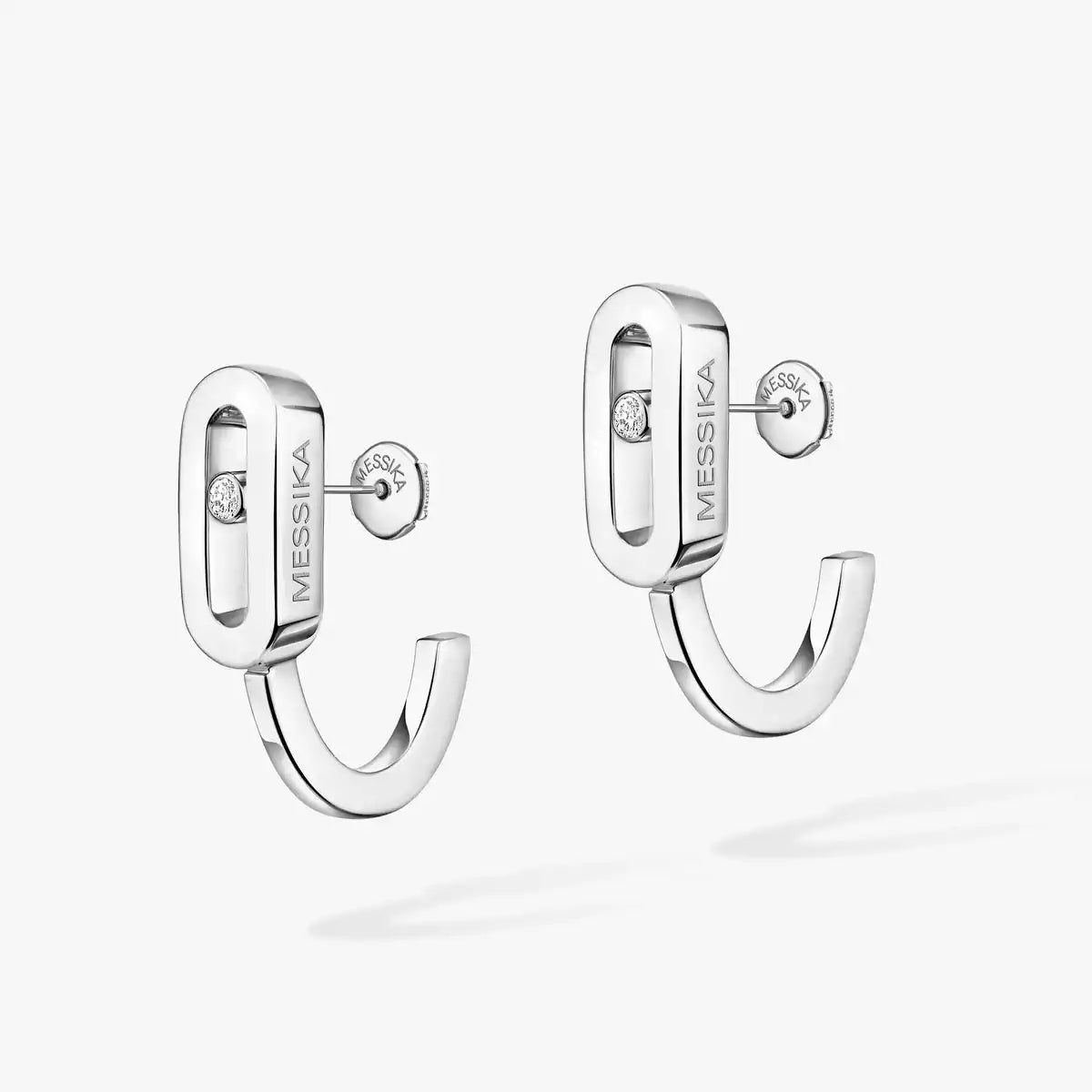 [⭐JeweliWhal]Diamond Mini Hoop Earrings Move Classique