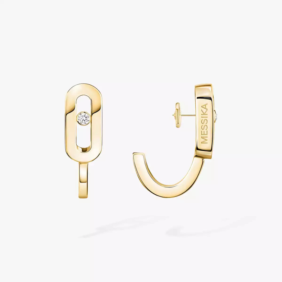 [⭐JeweliWhal]Diamond Mini Hoop Earrings Move Classique