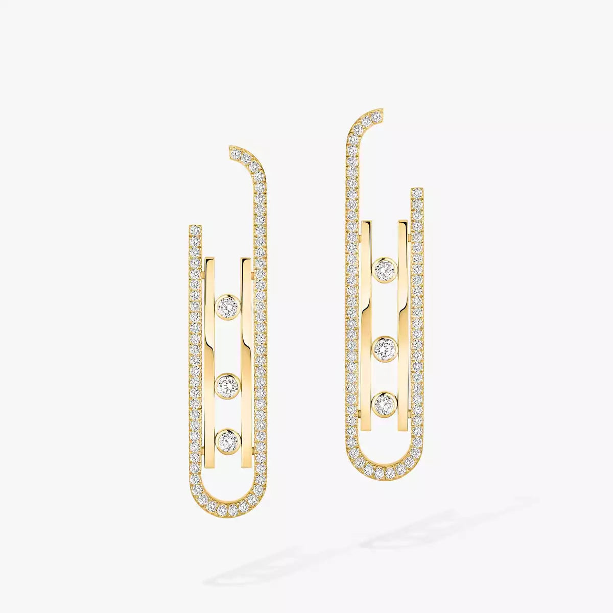 [⭐JeweliWhal]Diamond Pendant Earrings Move 10Th