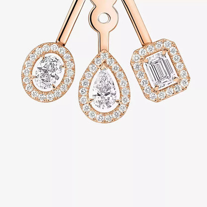 [⭐JeweliWhal] My Twin Trio  Diamond Earrings