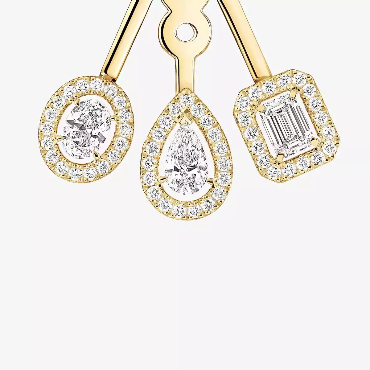 [⭐JeweliWhal] My Twin Trio  Diamond Earrings