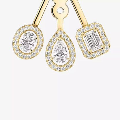 [⭐JeweliWhal] My Twin Trio  Diamond Earrings