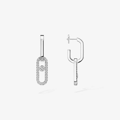 [⭐JeweliWhal]Move Link Diamond Earrings