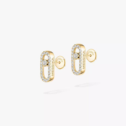 [⭐JeweliWhal]Move Uno Diamond Earrings