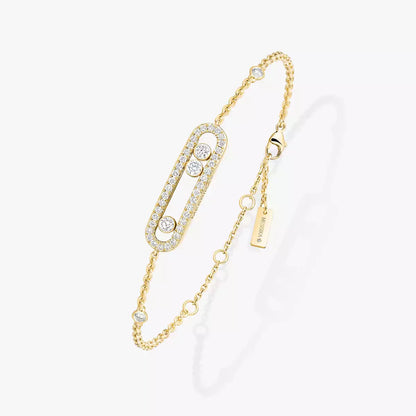 [⭐JeweliWhal]Pavé Baby Move Diamond Bracelet