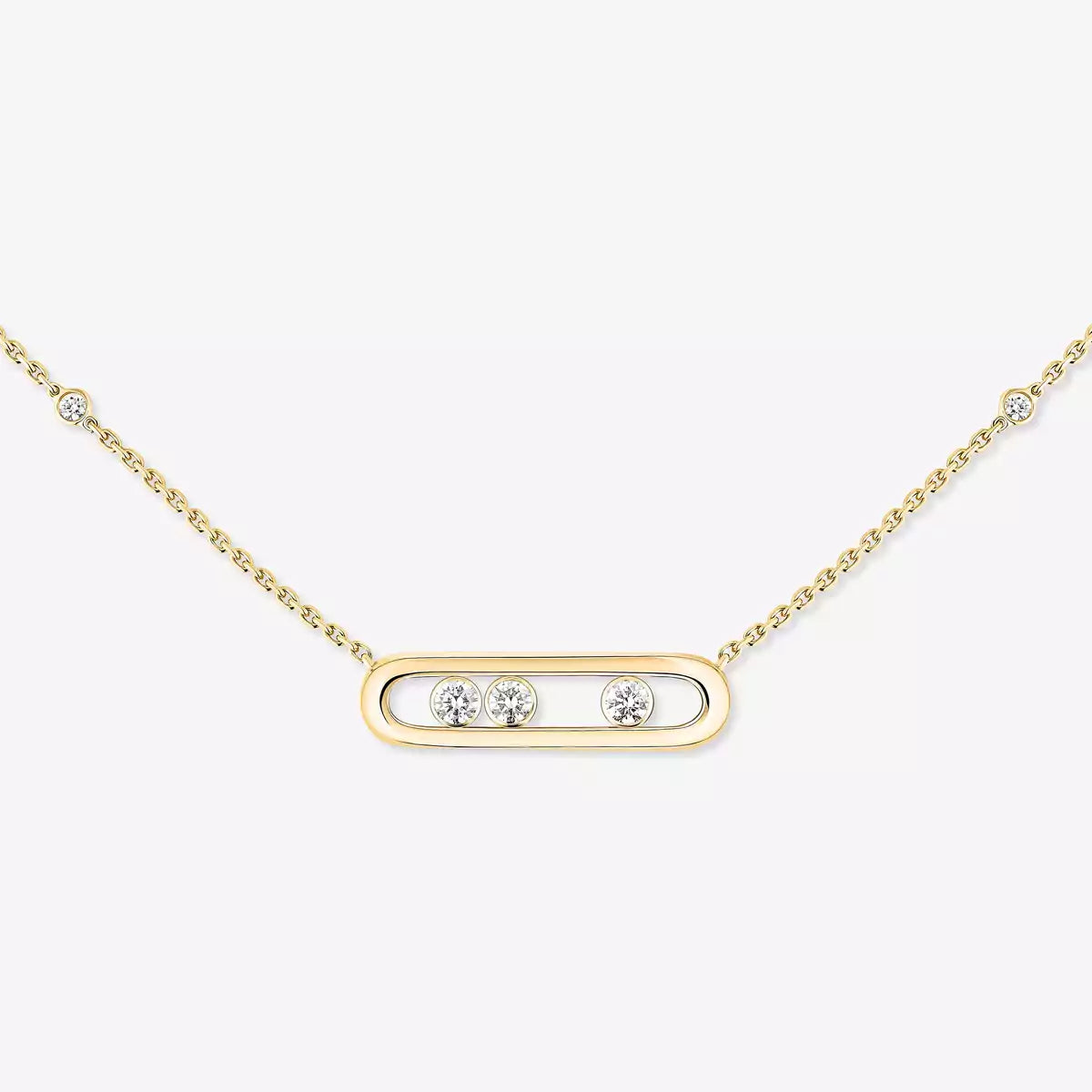 [⭐JeweliWhal] Baby Move Gold Diamond Necklace