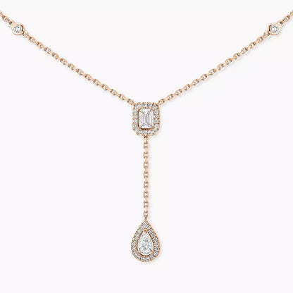 [⭐JeweliWhal]Gold Diamond Tie Necklace