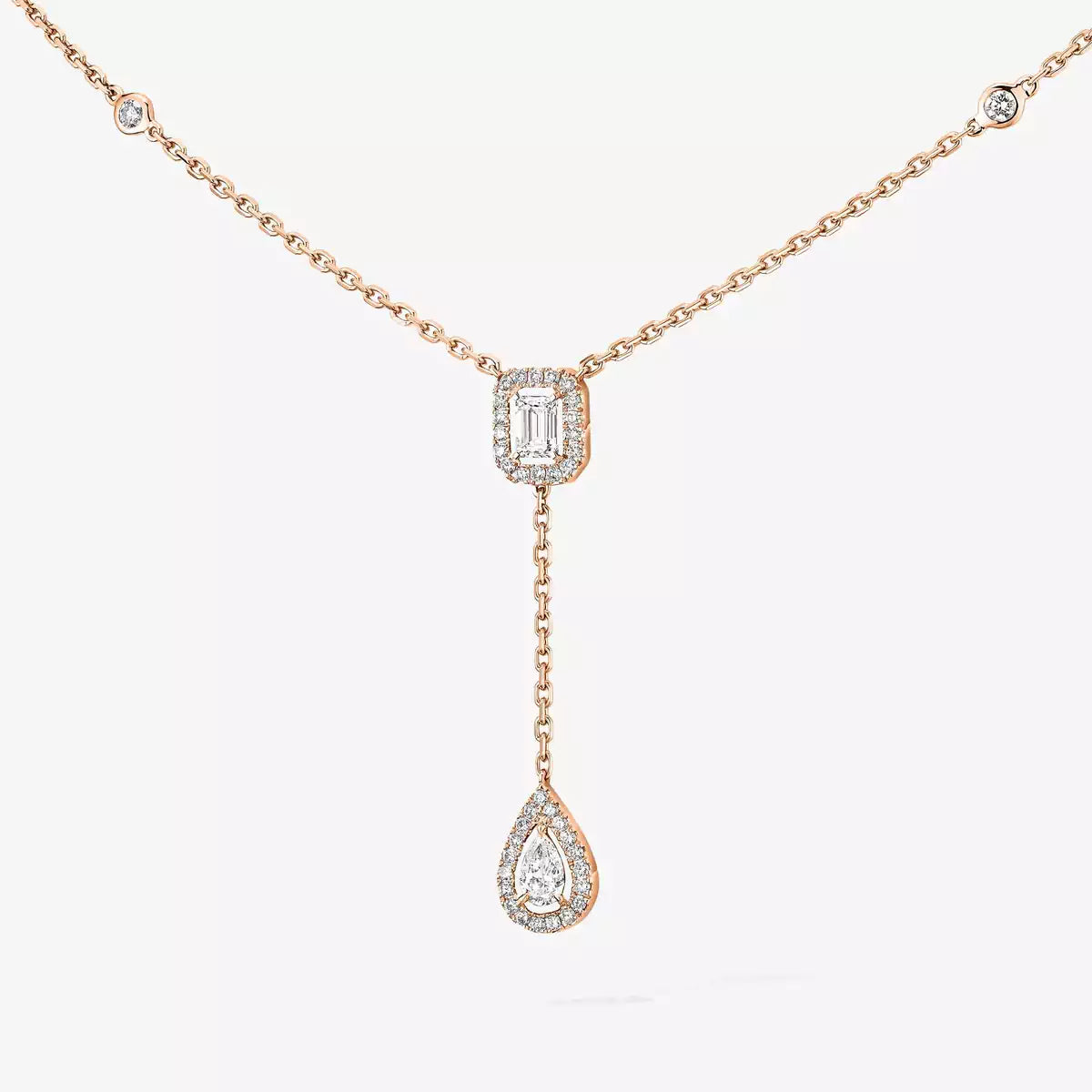 [⭐JeweliWhal]Gold Diamond Tie Necklace