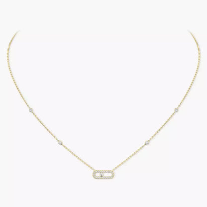 [⭐JeweliWhal]Diamond Necklace Move Uno