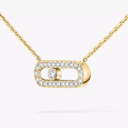 [⭐JeweliWhal]Diamond Necklace Move Uno