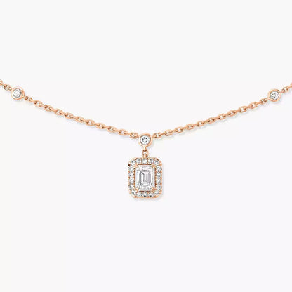 [⭐JeweliWhal]My Twin Diamond Necklace in Silver