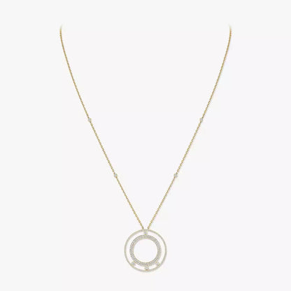 [⭐JeweliWhal]Move Romane Long Pave_-Set Diamond Necklace