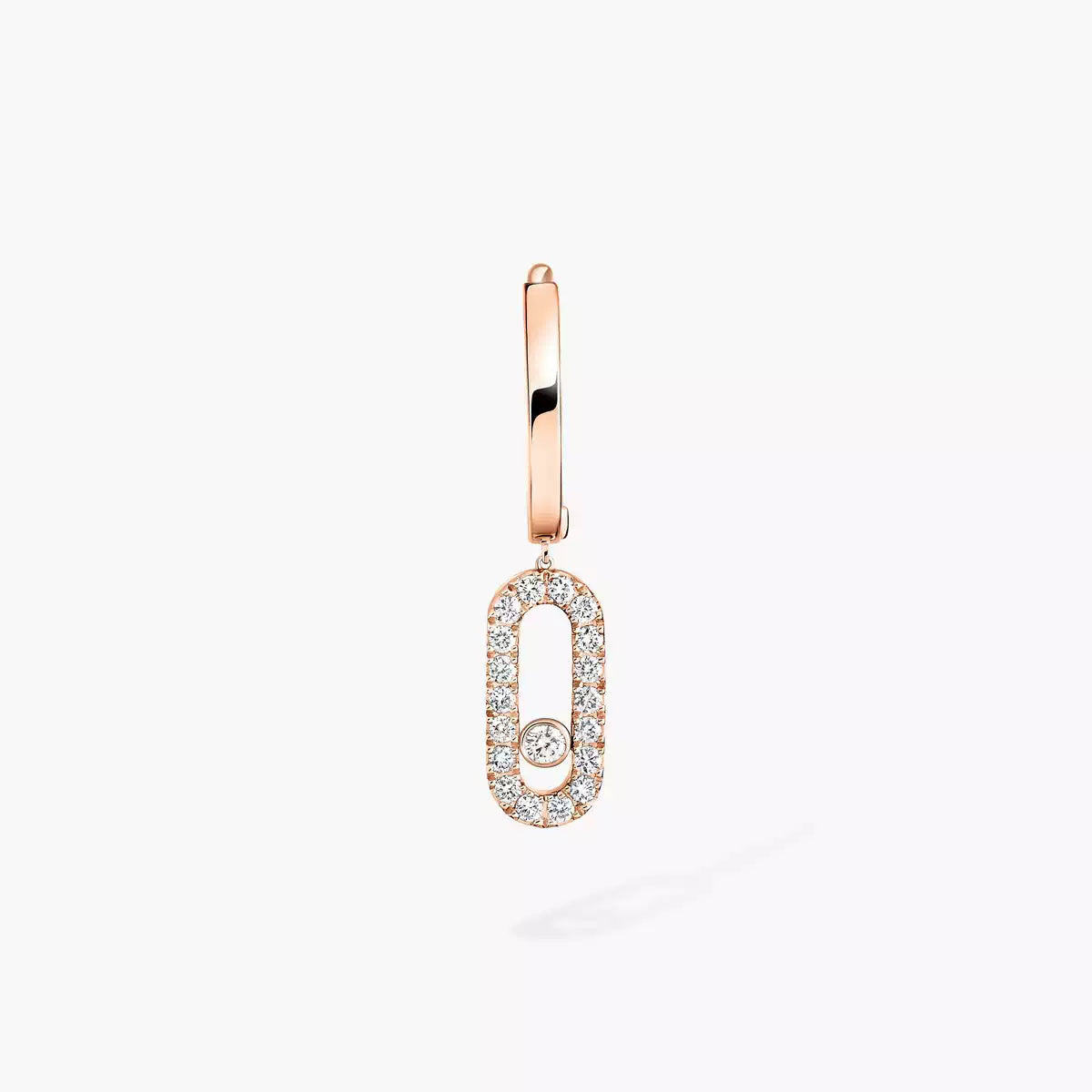 [⭐JeweliWhal]Move Uno Single Diamond Hoop Earring