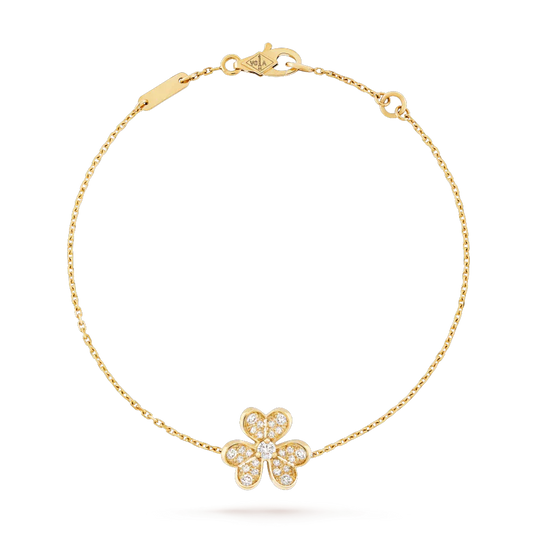 [⭐JeweliWhal]FRIVOLE GOLD FLOWER DIAMOND BRACELET