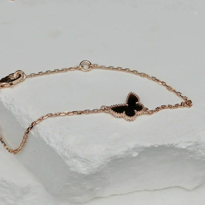 [⭐JeweliWhal]BUTTERFLY ONYX  BUTTERFLY BRACELET