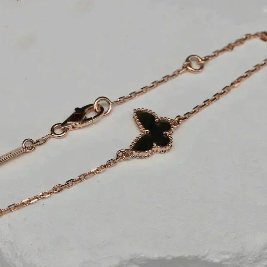 [⭐JeweliWhal]BUTTERFLY ONYX  BUTTERFLY BRACELET